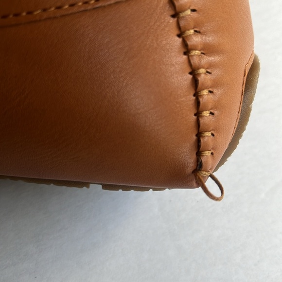 NWOT Jousen Milan, Italy Cognac SlipOn Penny Loafers - Picture 9 of 9